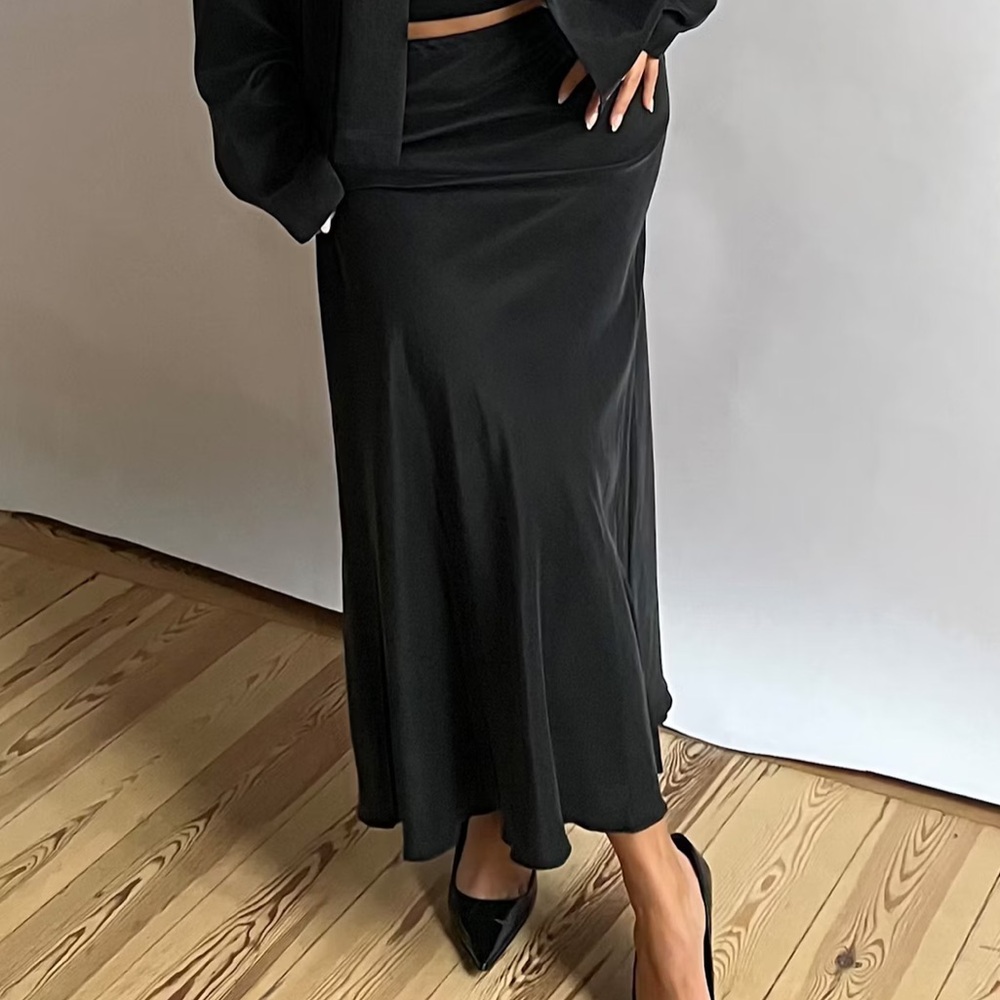 Djerf Avenue Dream Skirt in Ash